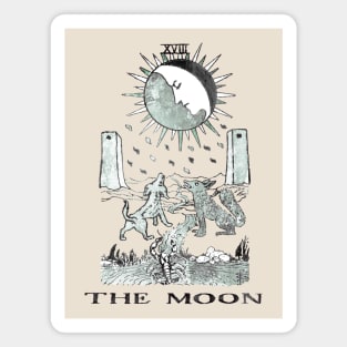 The Moon - Major Arcana Tarot Card Magnet